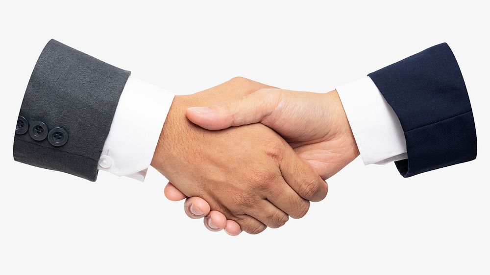 Businessmen agreement handshake