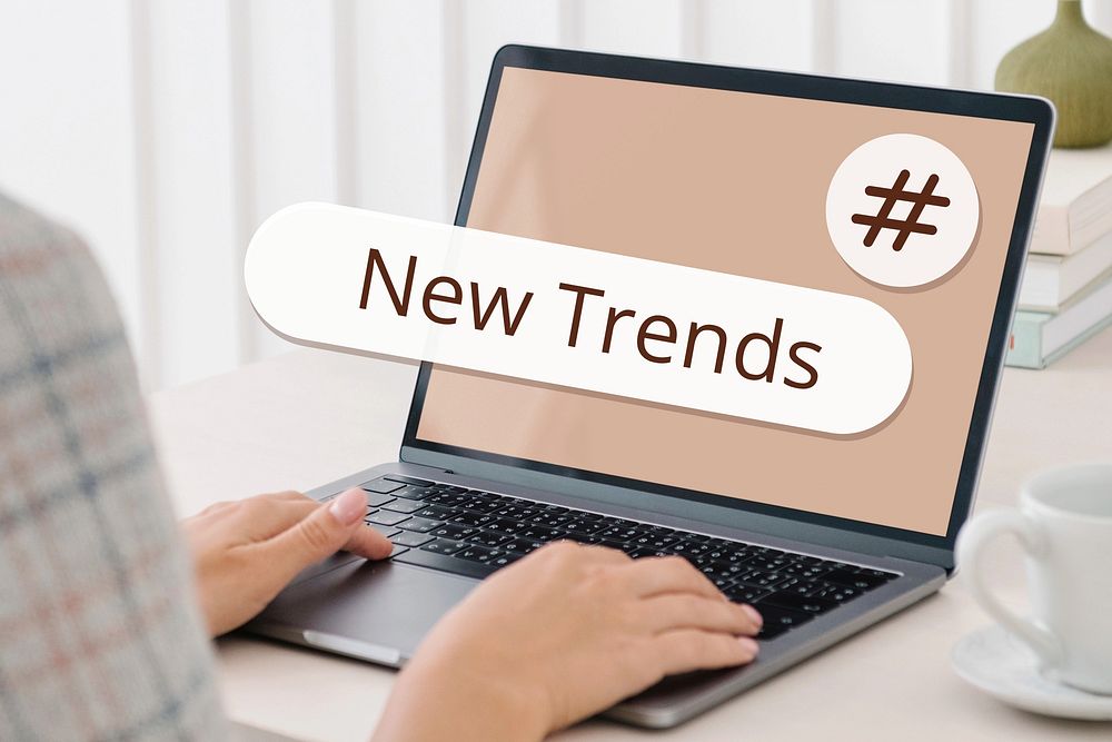 New trends search screen laptop