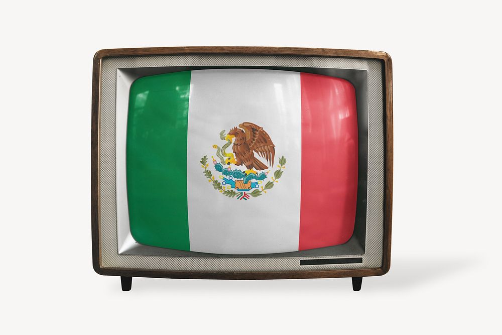Mexico flag on TV 