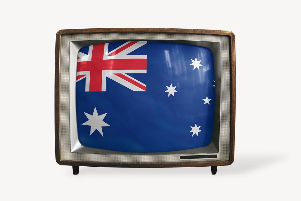 TV flag news Australia Free Photo rawpixel