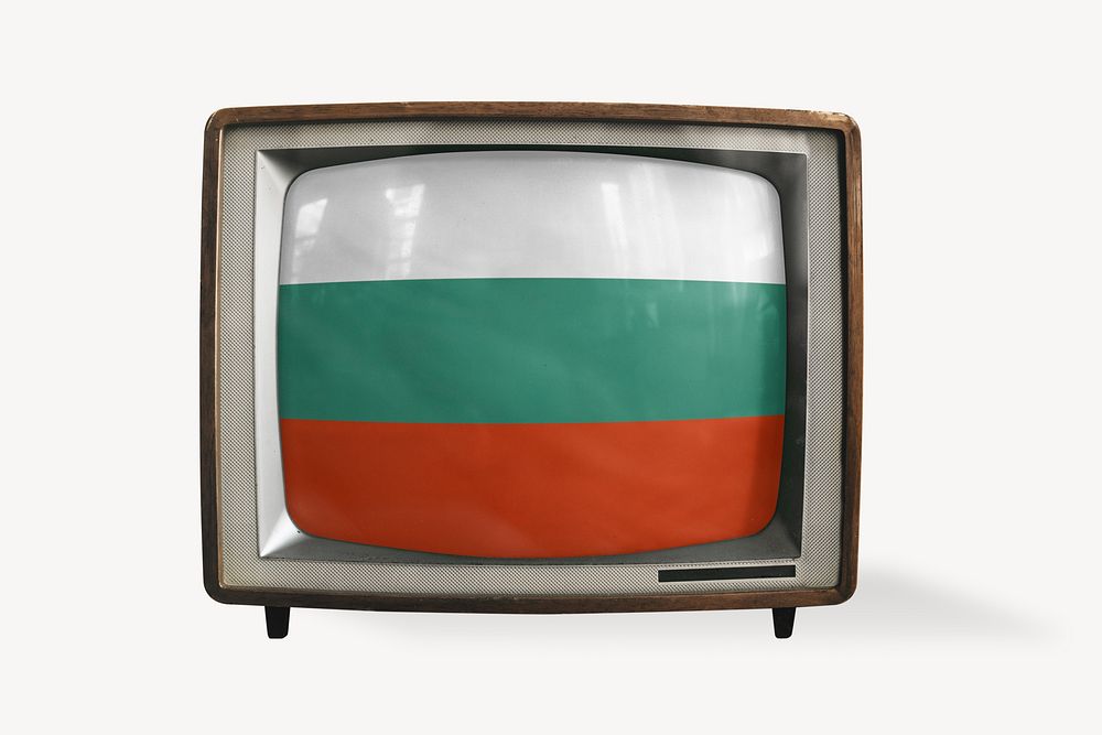 TV Bulgaria flag Free Photo rawpixel