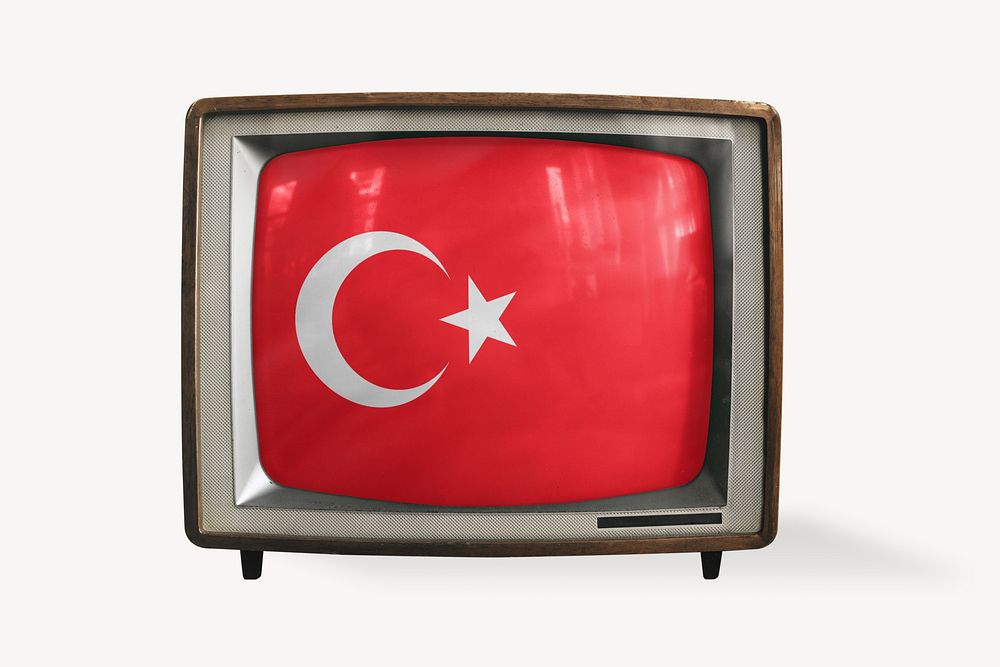 TV Turkey flag news
