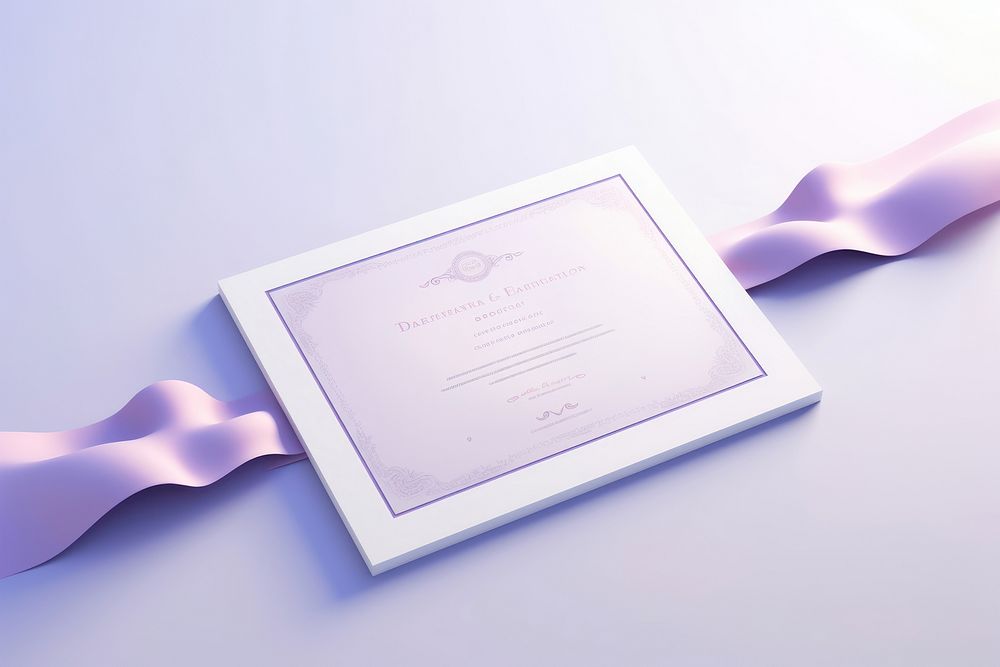 Document text celebration lavender. AI generated Image by rawpixel.