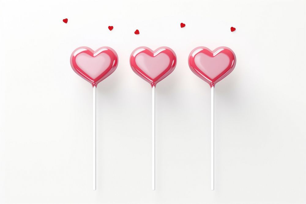 Lollipop confectionery candy heart. AI generated Image by rawpixel.