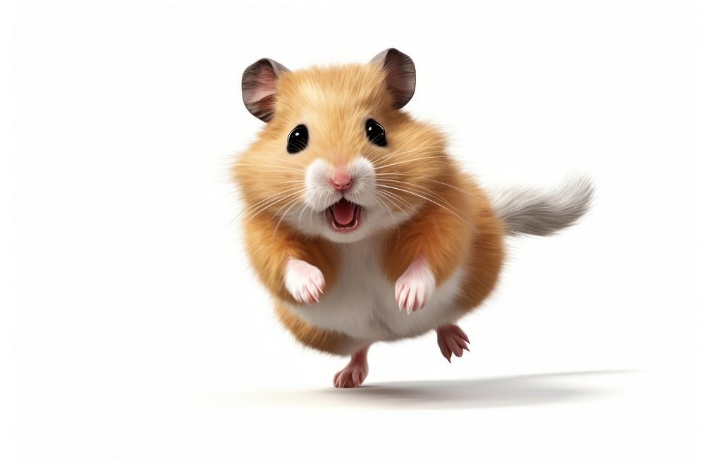 Hamster rat pet mammal. AI generated Image by rawpixel.