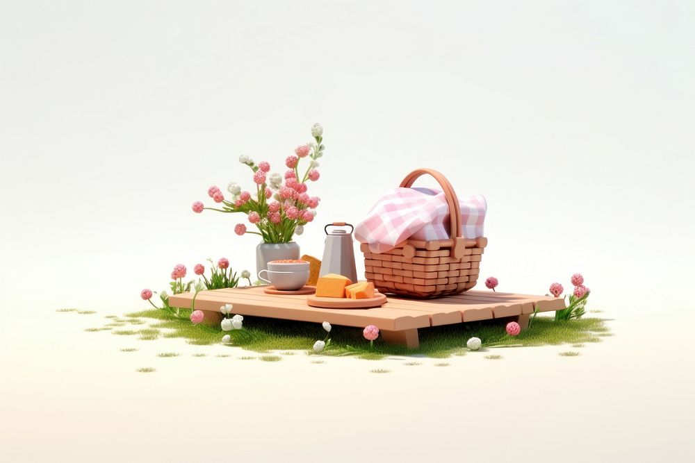 Picnic accessories recreation container. AI generated Image by rawpixel.