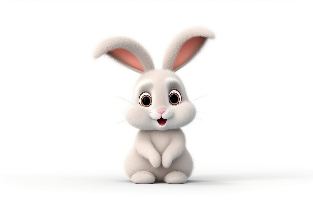 Cartoon mammal animal rabbit. | Free Photo Illustration - rawpixel
