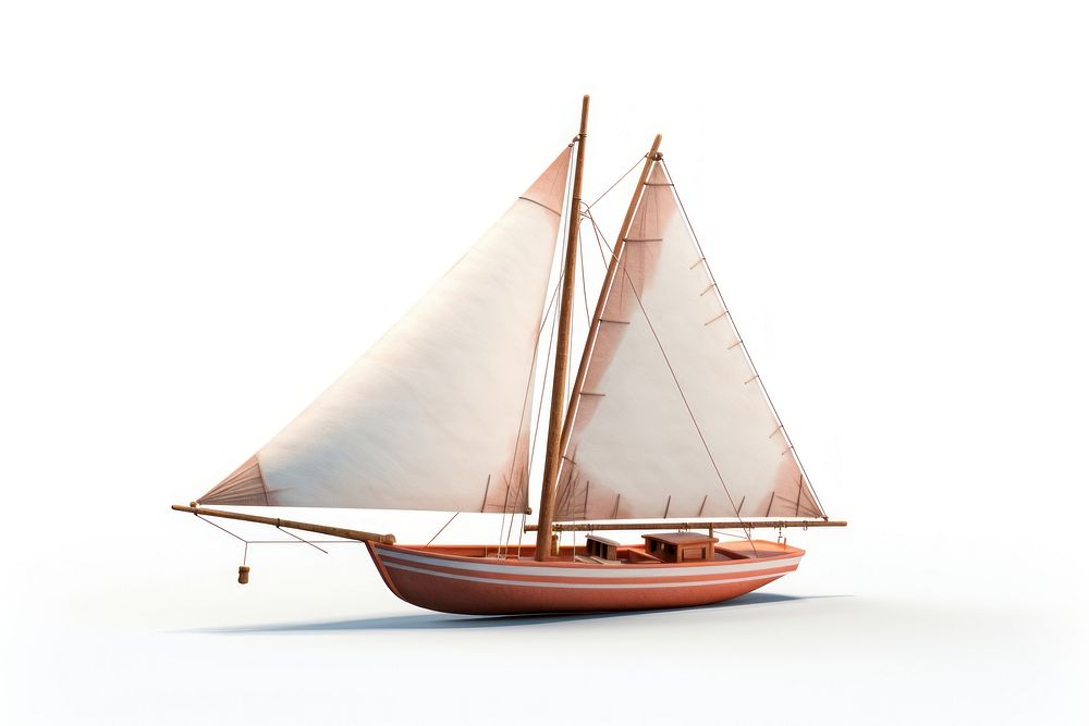 Sailboat watercraft vehicle yacht. AI generated Image by rawpixel.