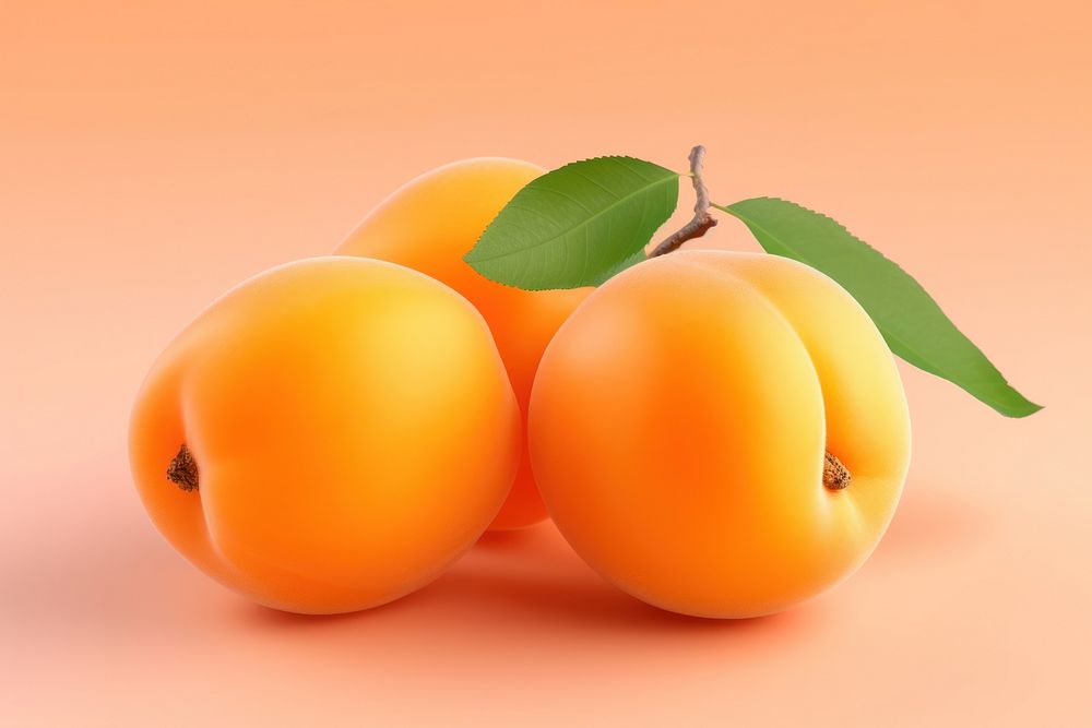 Apricot fruit plant food. AI generated Image by rawpixel.