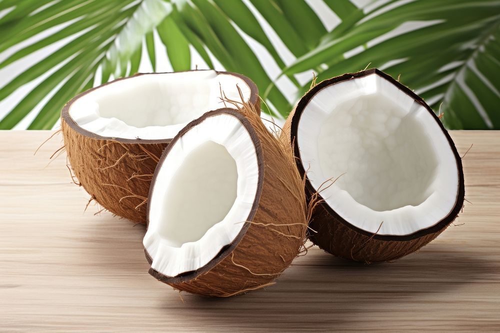 Coconut plant fruit food. AI generated Image by rawpixel.