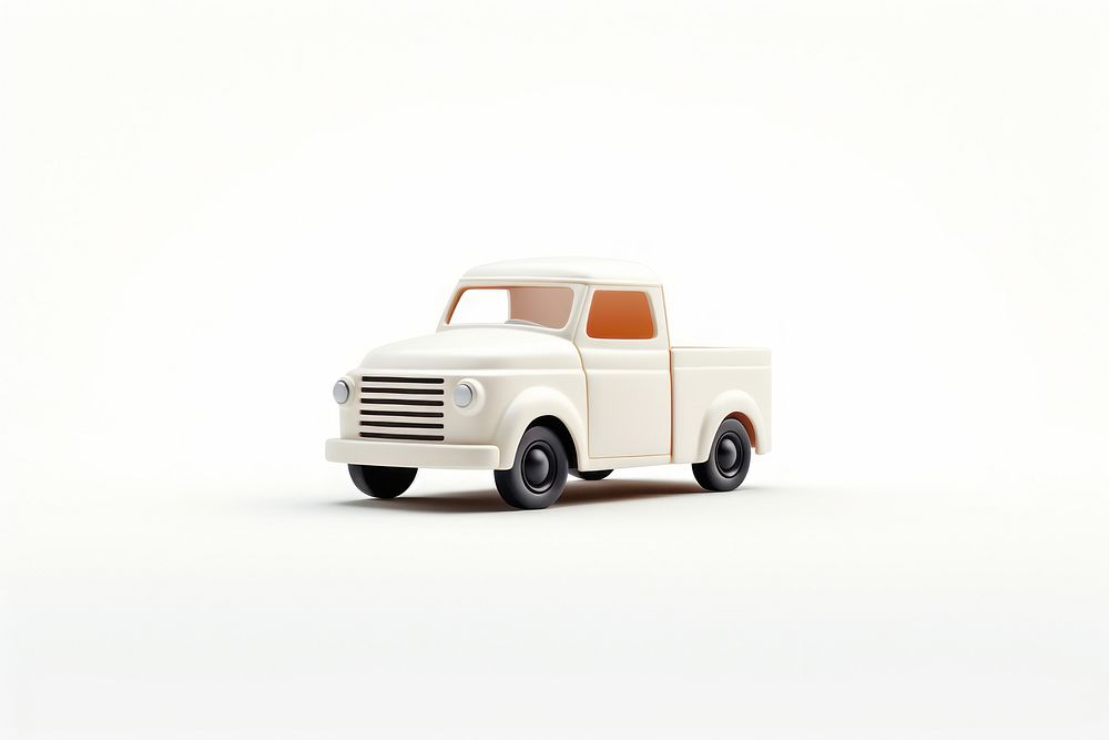 Vehicle truck car white background. AI generated Image by rawpixel.