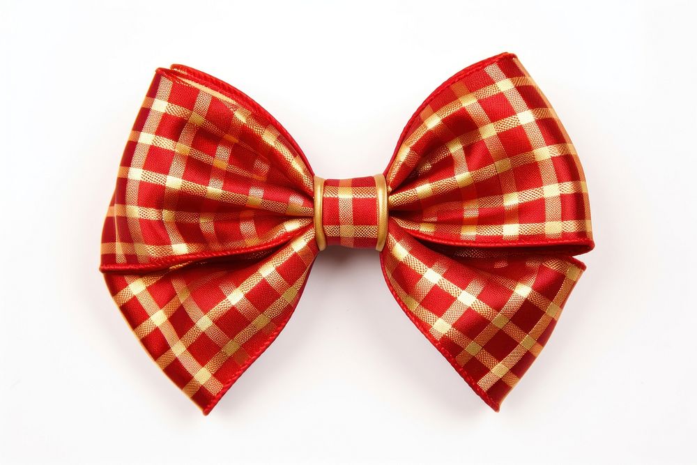 Christmas bow red white background. AI generated Image by rawpixel.