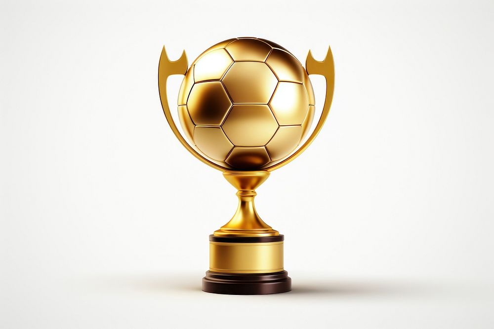 Trophy football sports soccer. AI generated Image by rawpixel.