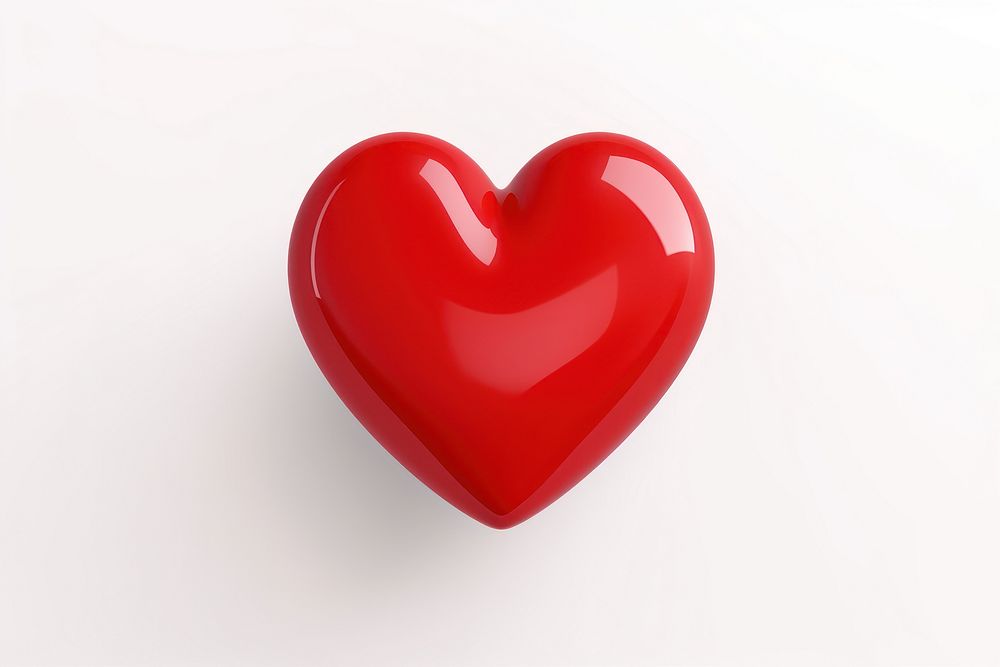 Heart white background ketchup symbol. AI generated Image by rawpixel.