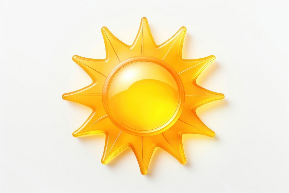 Sun gold sky white background. AI generated Image by rawpixel.