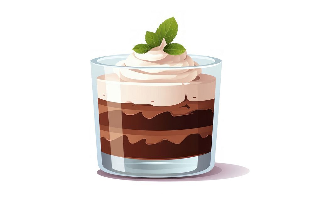 Chocolate dessert mousse cream. AI generated Image by rawpixel.