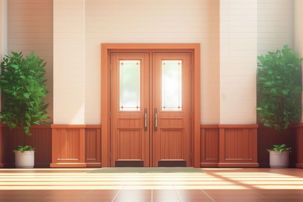 Door architecture entrance building. AI generated Image by rawpixel.