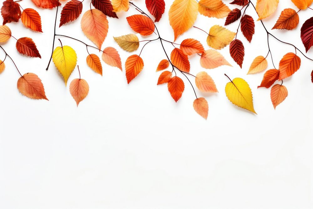Backgrounds decoration autumn leaves. AI generated Image by rawpixel.