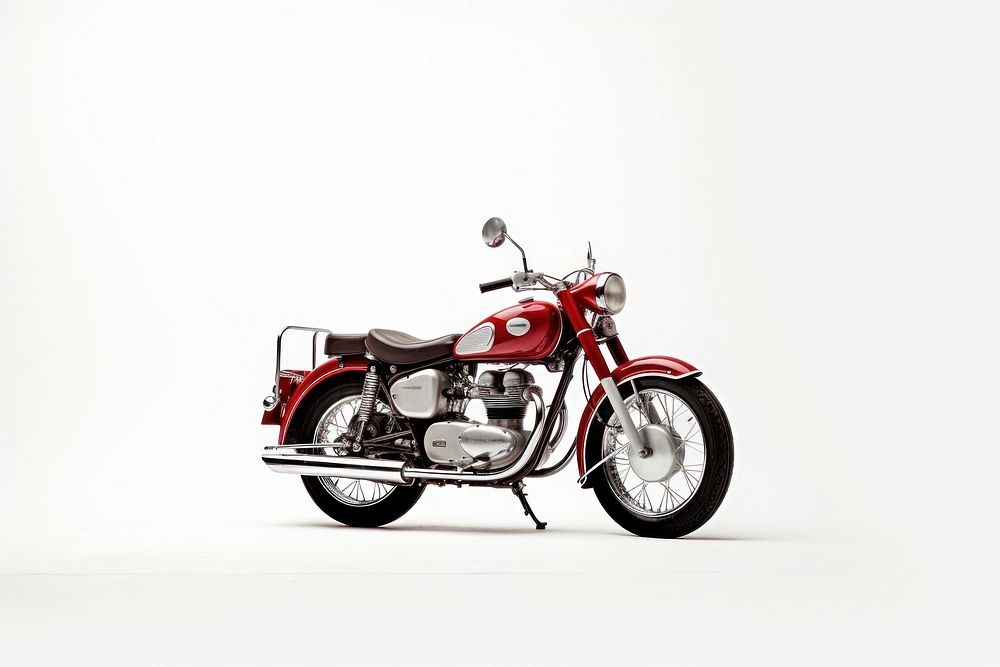 Motorcycle vehicle sports white background. AI generated Image by rawpixel.