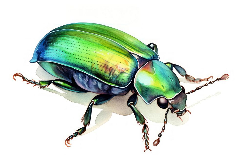 Beetle animal beetle insect. AI generated Image by rawpixel.