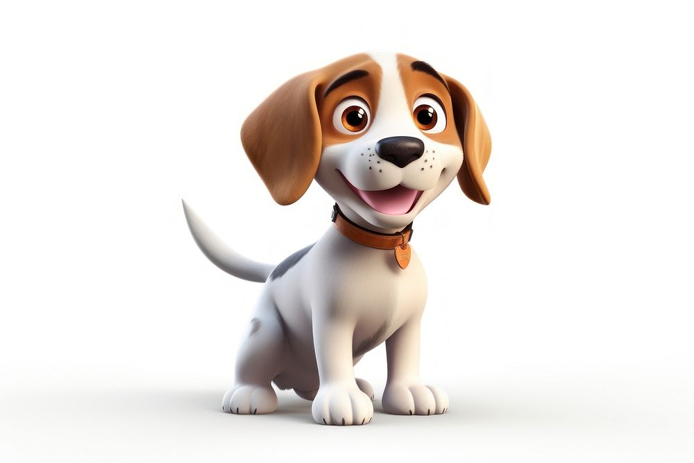Beagle dog cartoon animal. AI generated Image by rawpixel.