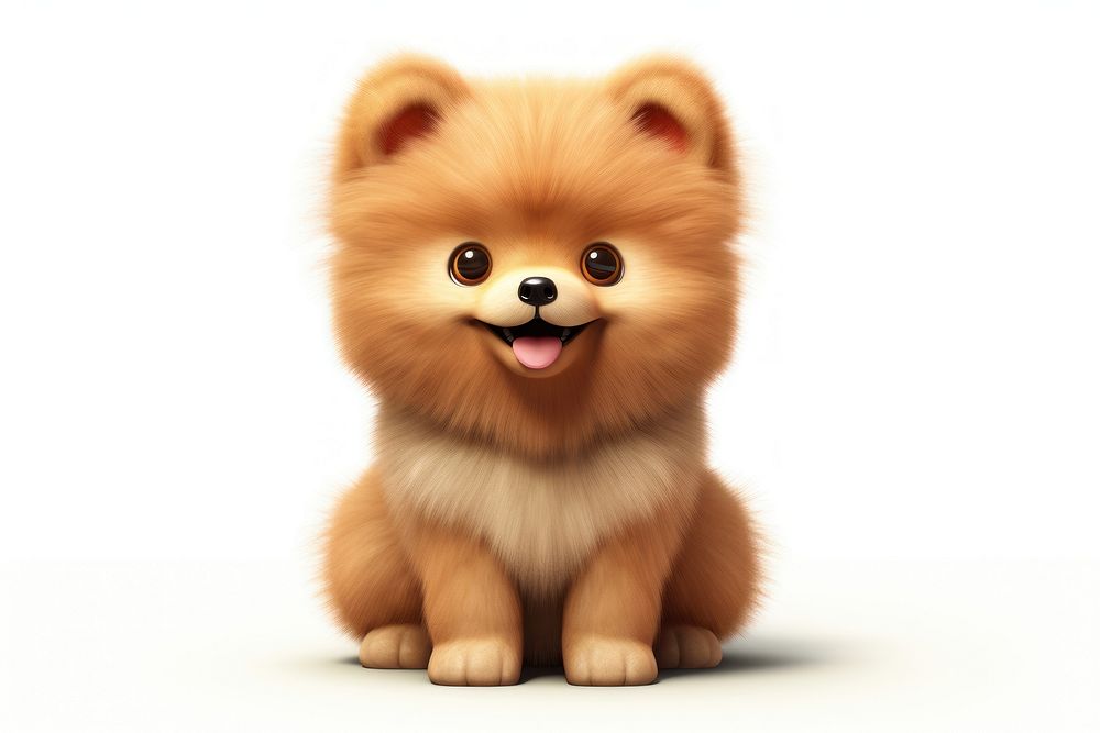 Pomeranian mammal animal pet. AI generated Image by rawpixel.