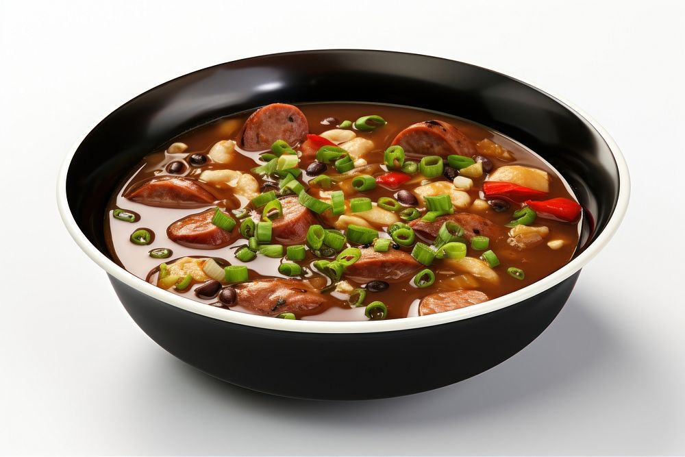Soup bowl food stew. AI generated Image by rawpixel.