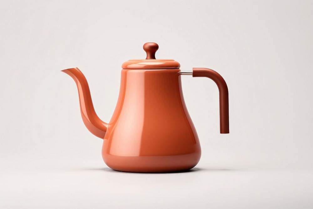 Teapot kettle coffee white background. AI generated Image by rawpixel.
