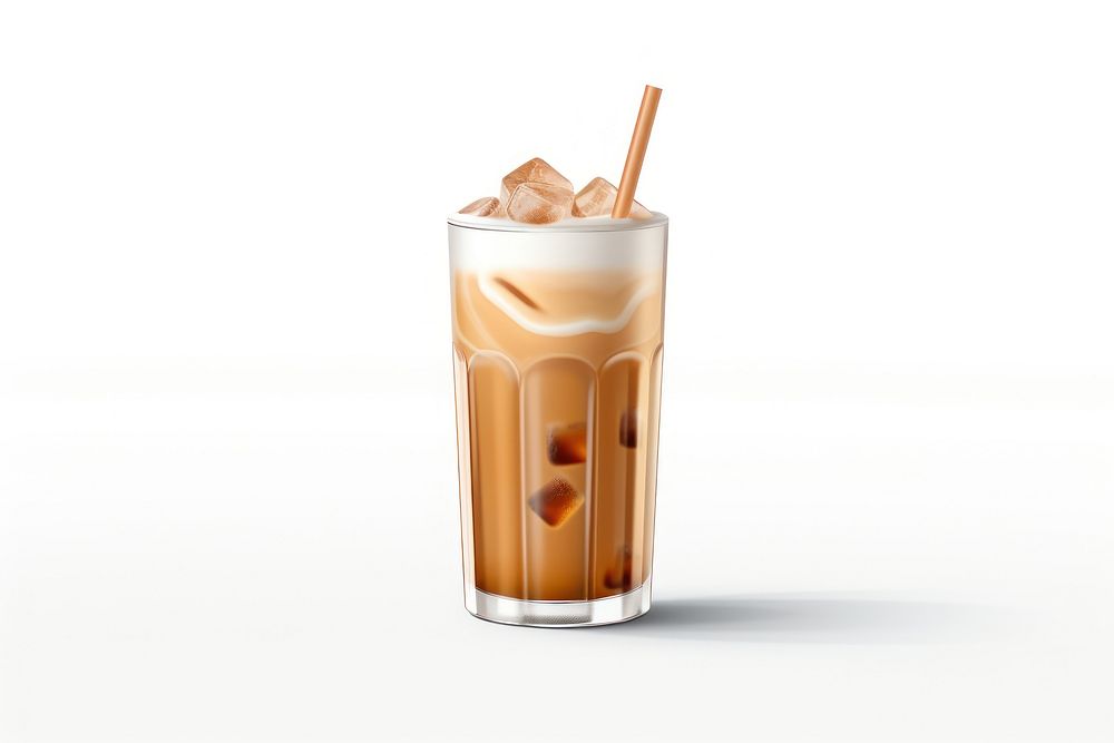 Milkshake drink latte cup. AI generated Image by rawpixel.