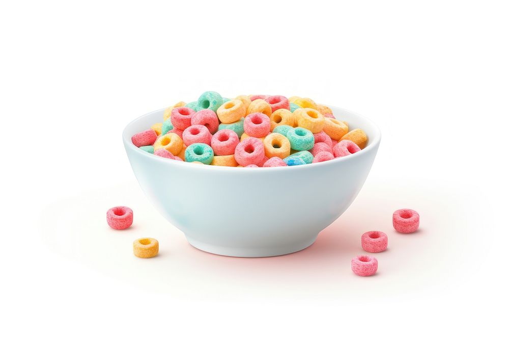 Bowl food white background confectionery. AI generated Image by rawpixel.