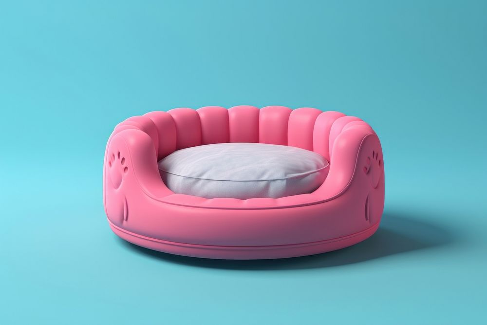 Furniture cushion pillow bed. AI generated Image by rawpixel.