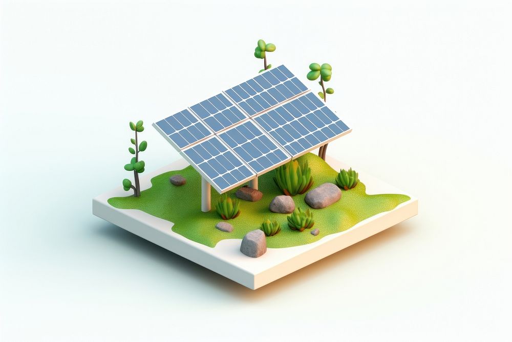 Outdoors environmentalist solar panels electricity. AI generated Image by rawpixel.