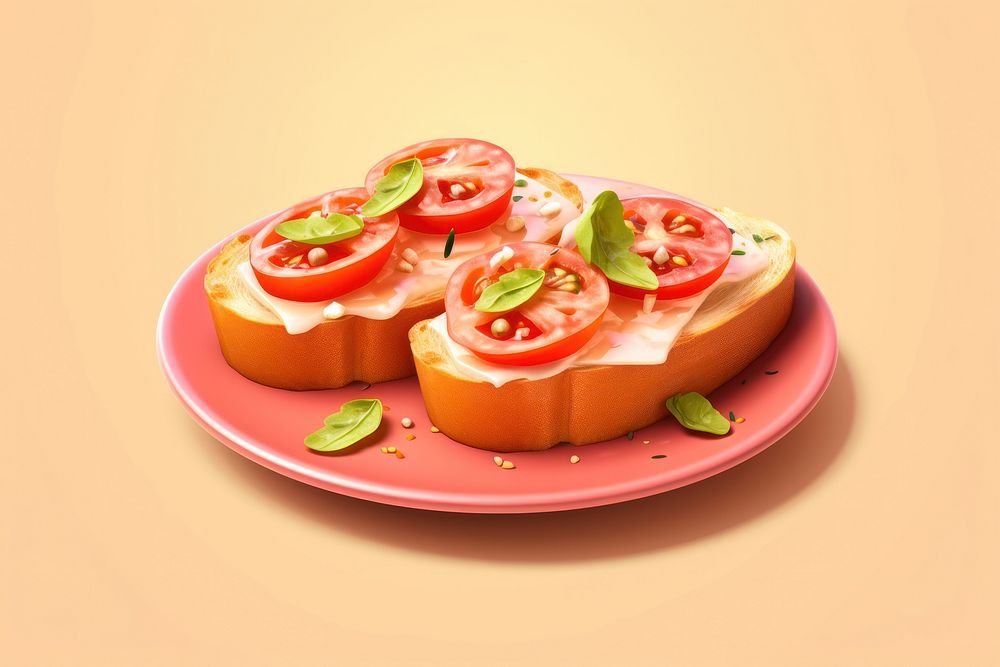 Tomato vegetable plate plant. AI generated Image by rawpixel.