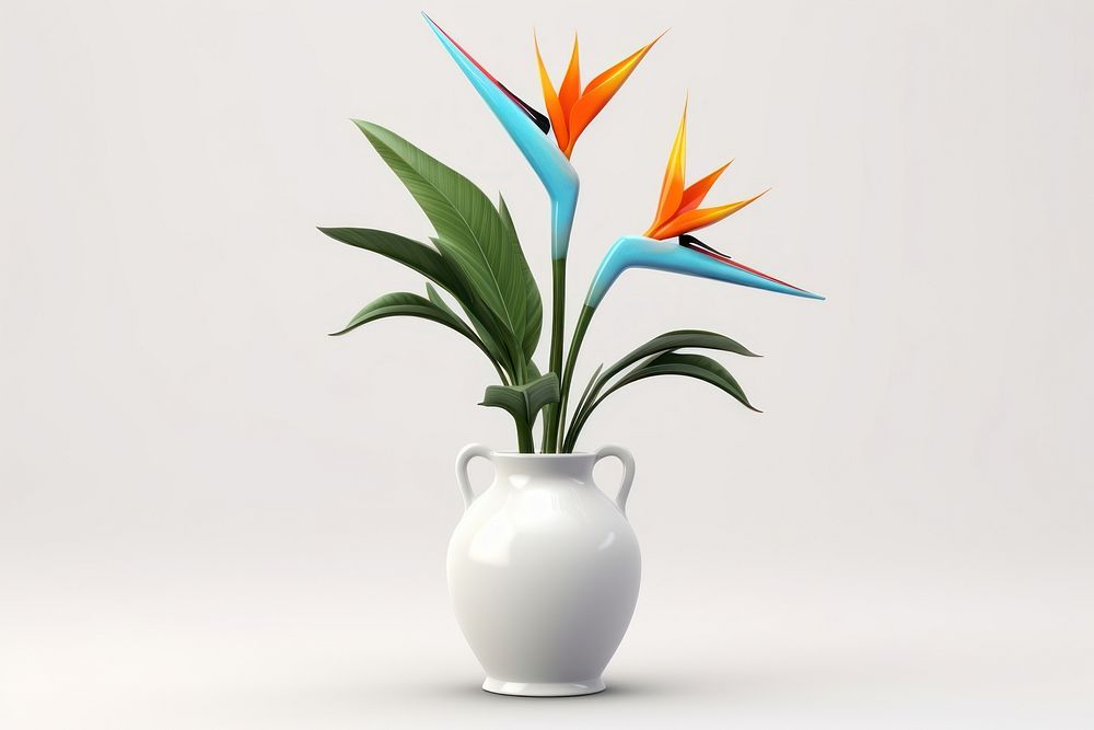 Flower vase plant leaf. AI generated Image by rawpixel.