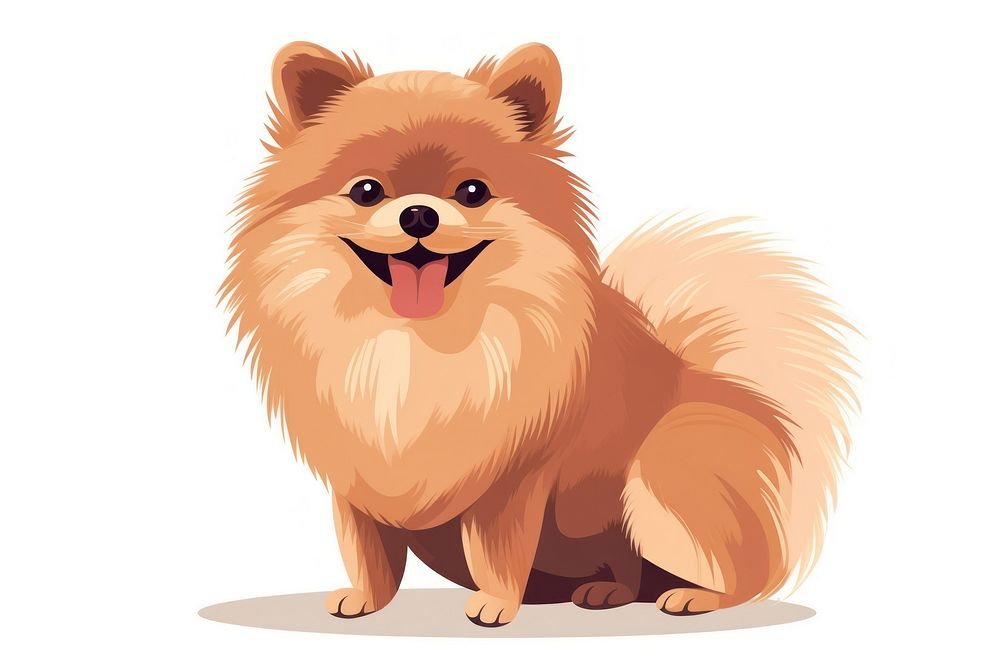 Pomeranian mammal animal pet. 