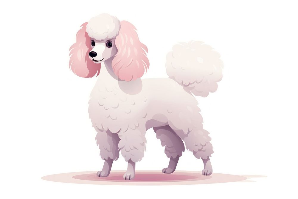Poodle animal mammal pet. AI generated Image by rawpixel.