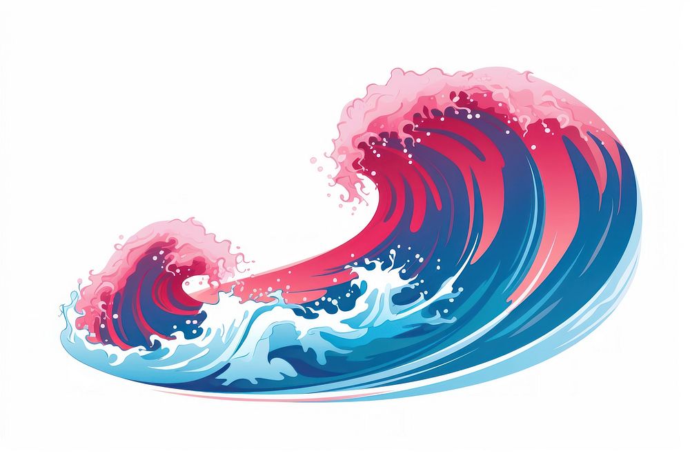Surfing sports wave sea. AI generated Image by rawpixel.