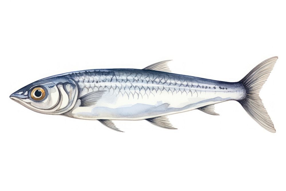Sardine seafood animal fish. AI generated Image by rawpixel.