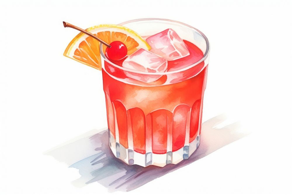 Cocktail drink fruit cosmopolitan. AI generated Image by rawpixel.