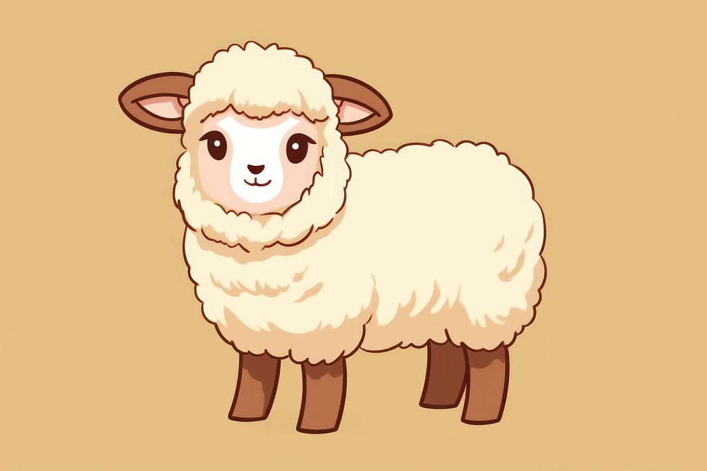 Livestock animal mammal sheep. 