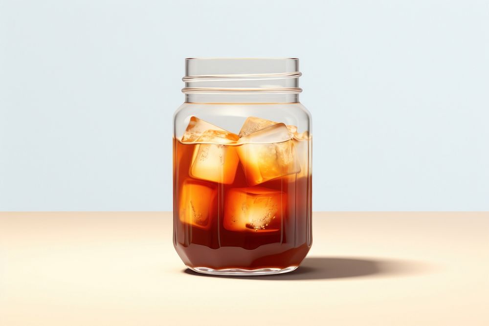 Drink food jar refreshment. AI generated Image by rawpixel.