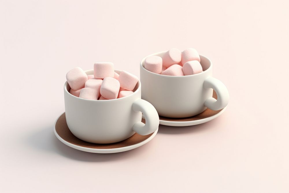 Chocolate dessert saucer pill. 