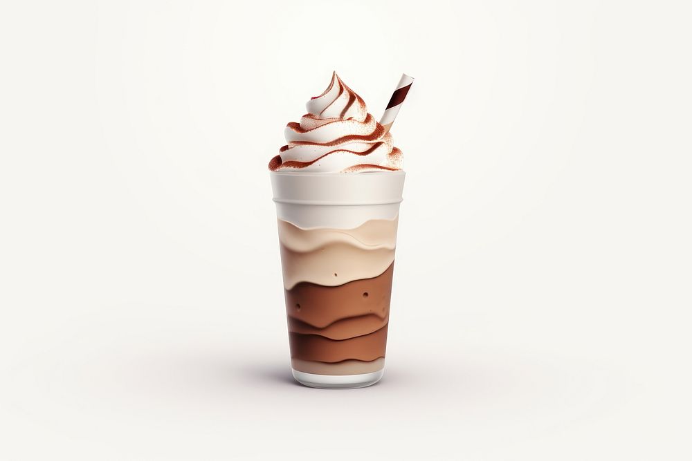 Cream chocolate dessert food. AI generated Image by rawpixel.