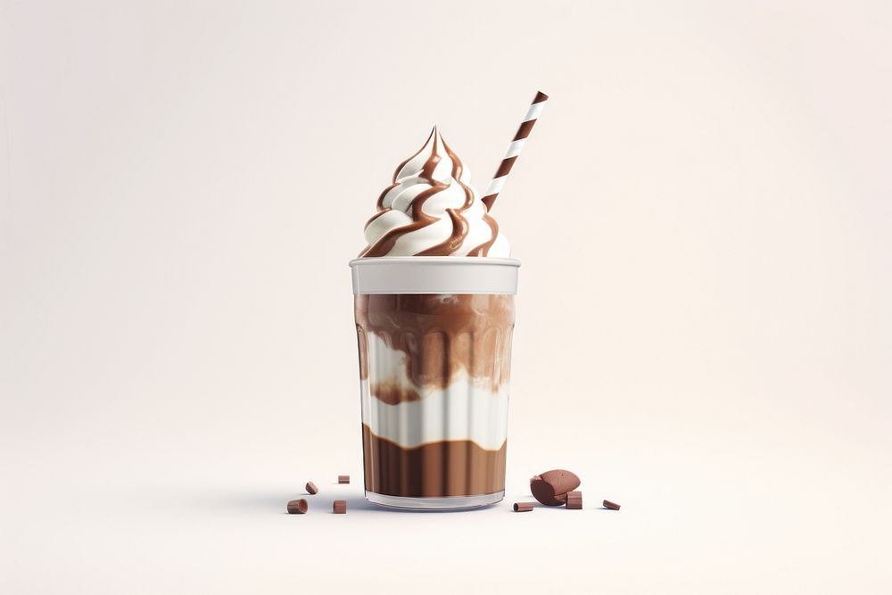 Chocolate dessert cream food. AI generated Image by rawpixel.