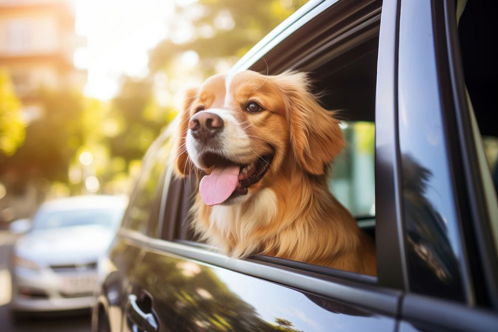 Vehicle mammal animal dog. AI generated Image by rawpixel.