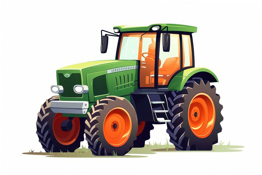 Tractor vehicle transportation agriculture. AI generated Image by rawpixel.