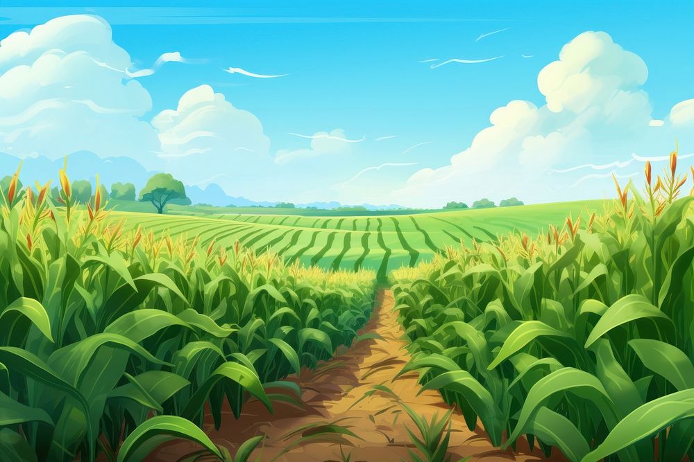 Field agriculture backgrounds landscape. 