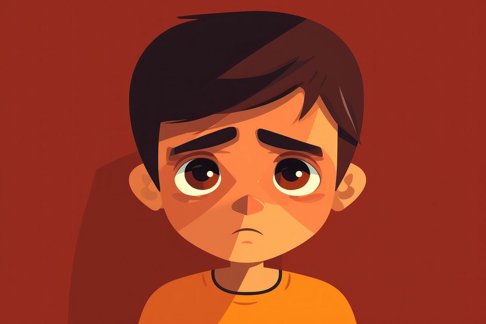 Portrait cartoon frustration photography. AI generated Image by rawpixel.