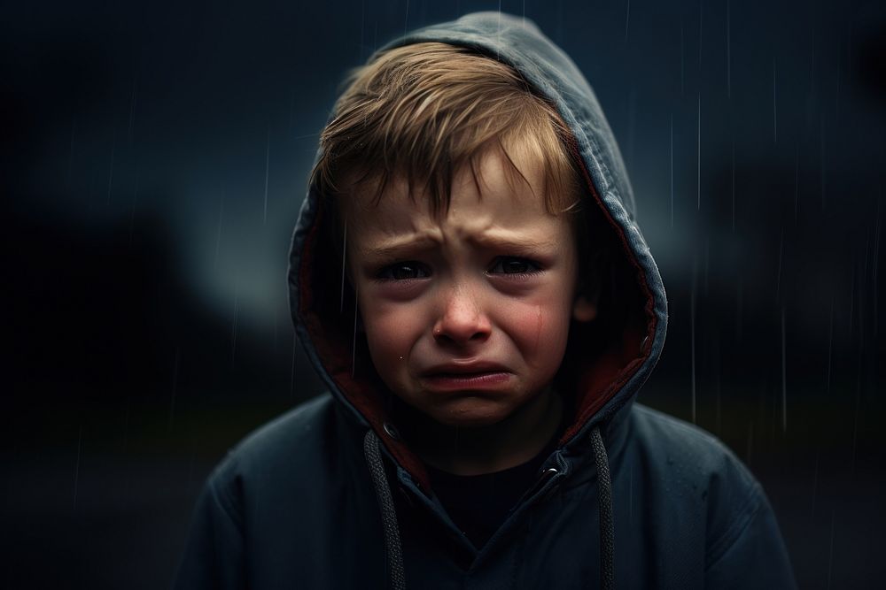 Crying portrait sad disappointment. AI generated Image by rawpixel.