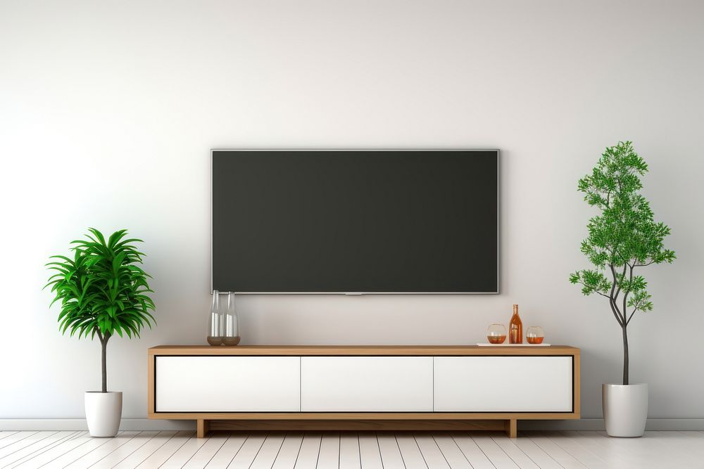 Television furniture sideboard screen. 